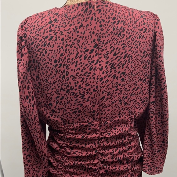 Zara bloggers fave animal print draped mini dress - Picture 9 of 16